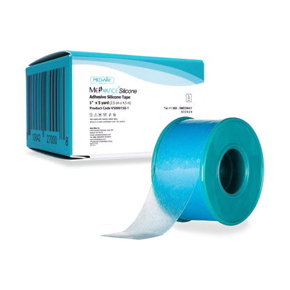 MedVance Silicone Tape , 1" Width, 5 Yards 1 Pack