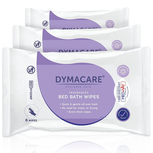 DYMACARE Fragranced Bed Bath Wipes- 3 Packs