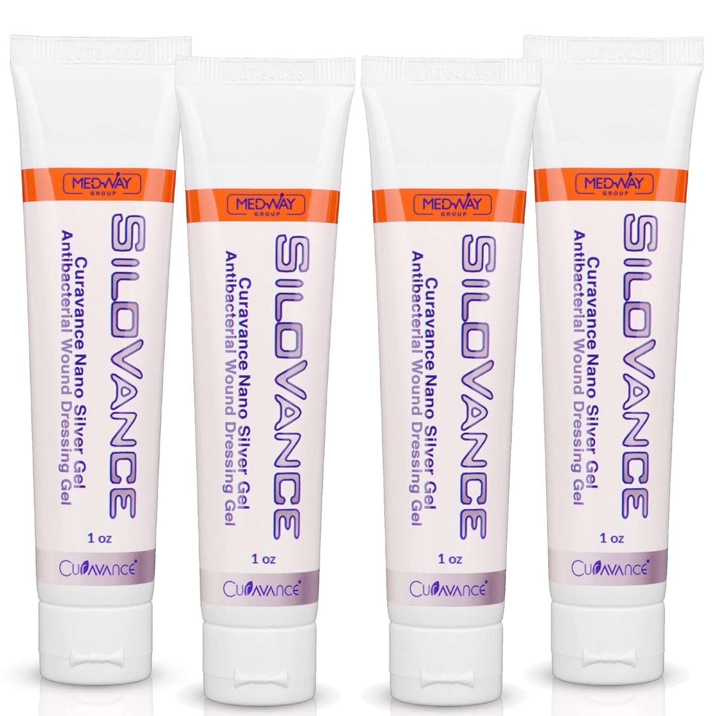 CuraVance SiloVance Nano Silver gel 1oz- 4 Pack