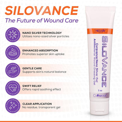 CuraVance SiloVance Nano Silver gel 1oz