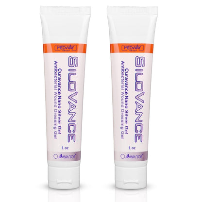 CuraVance SiloVance Nano Silver gel 1oz- 2 Pack